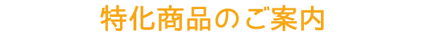 特価商品のご案内